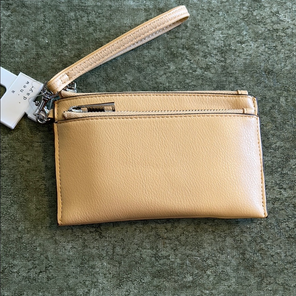 A New day beige wristlet